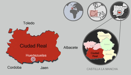 Mapa de Situación de Huertezuelas